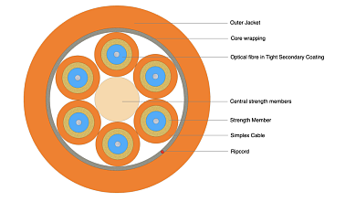Indoor Breakout Cable 6F